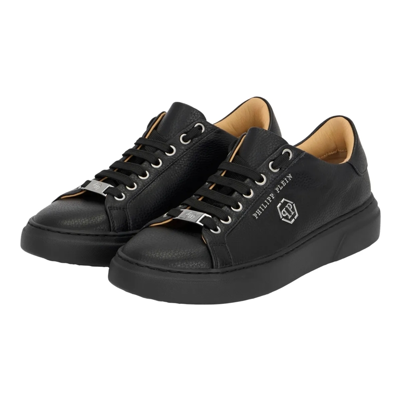 Philipp Plein Low-Top-Sneaker Lo-Top Turnschuhe Hexagon schwarz