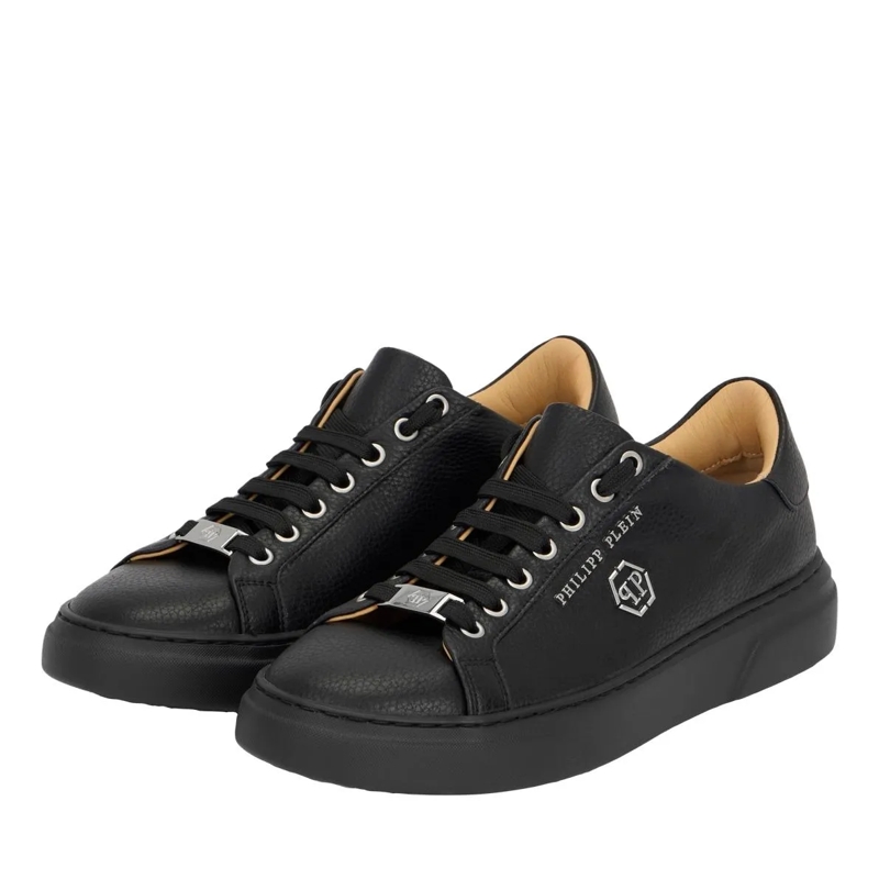 Philipp Plein Low-Top-Sneaker Lo-Top Turnschuhe Hexagon schwarz