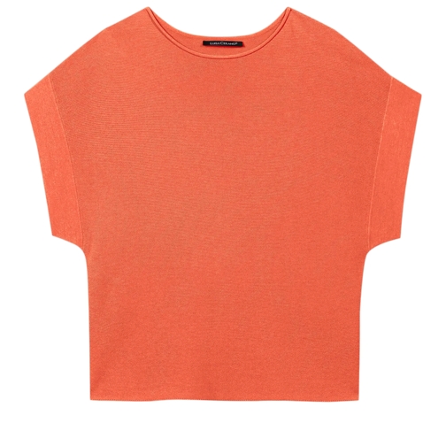 Luisa Cerano Pullover Pullover Kurzarm hibiscus