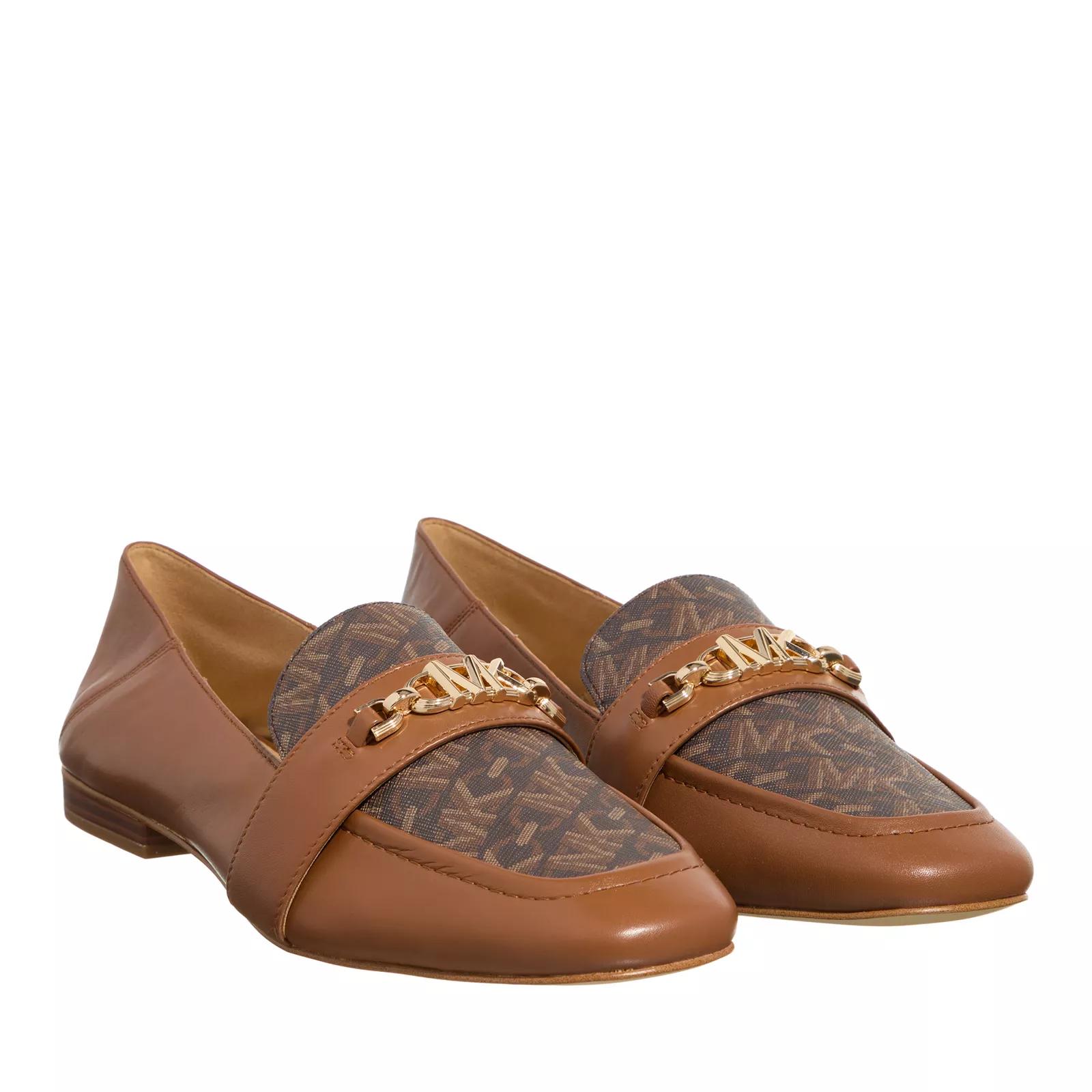 Michael kors loafers brown on sale