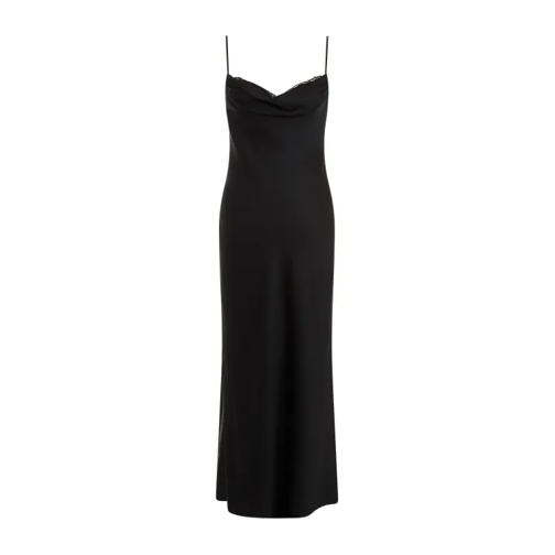 Alexander McQueen Silk Evening Dress Black 