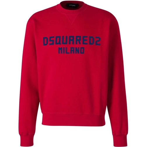 Dsquared2 Sweatshirts Crew Neck Sweatshirt rot