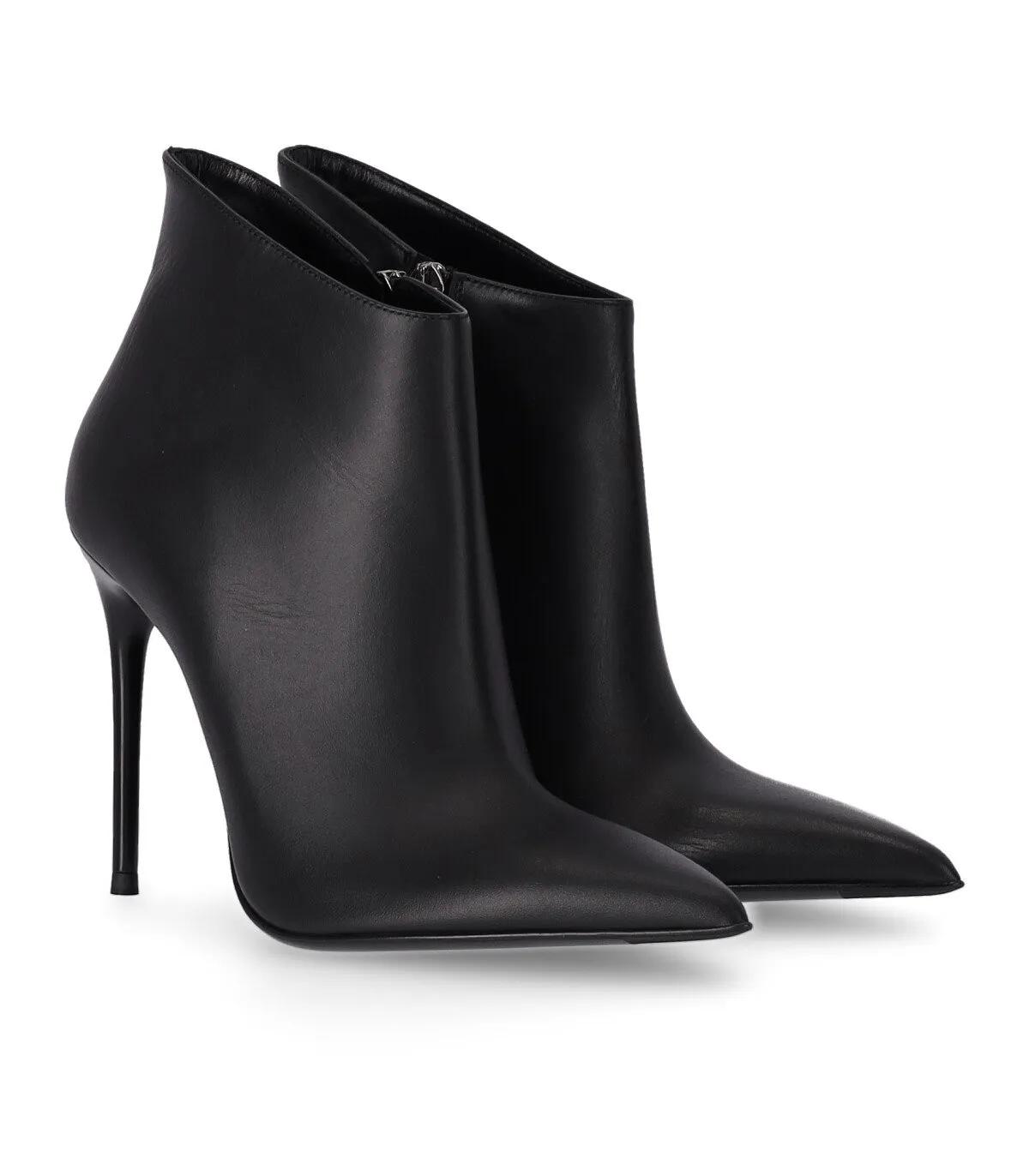 Thumbnail - Sergio Levantesi Stiefel - Luna Black Heeled Ankle Boot - Gr. 36,5 (EU) - in Schwarz - für Damen