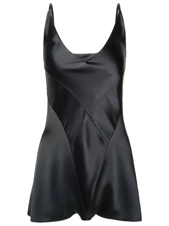 Maison Margiela - Black Viscose Blend Jumpsuit - Größe 40 - black