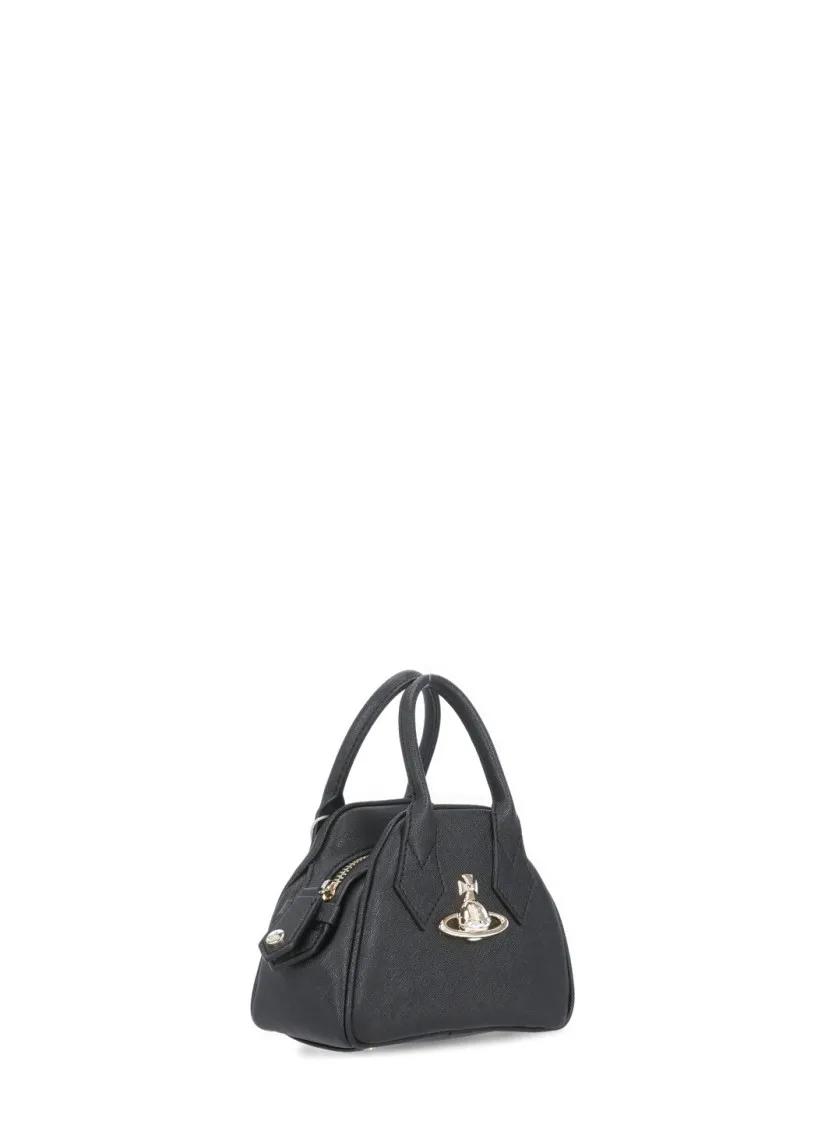 Vivienne Westwood Zwarte Synthetisch Leren Handtas met Orb Logo Black Dames