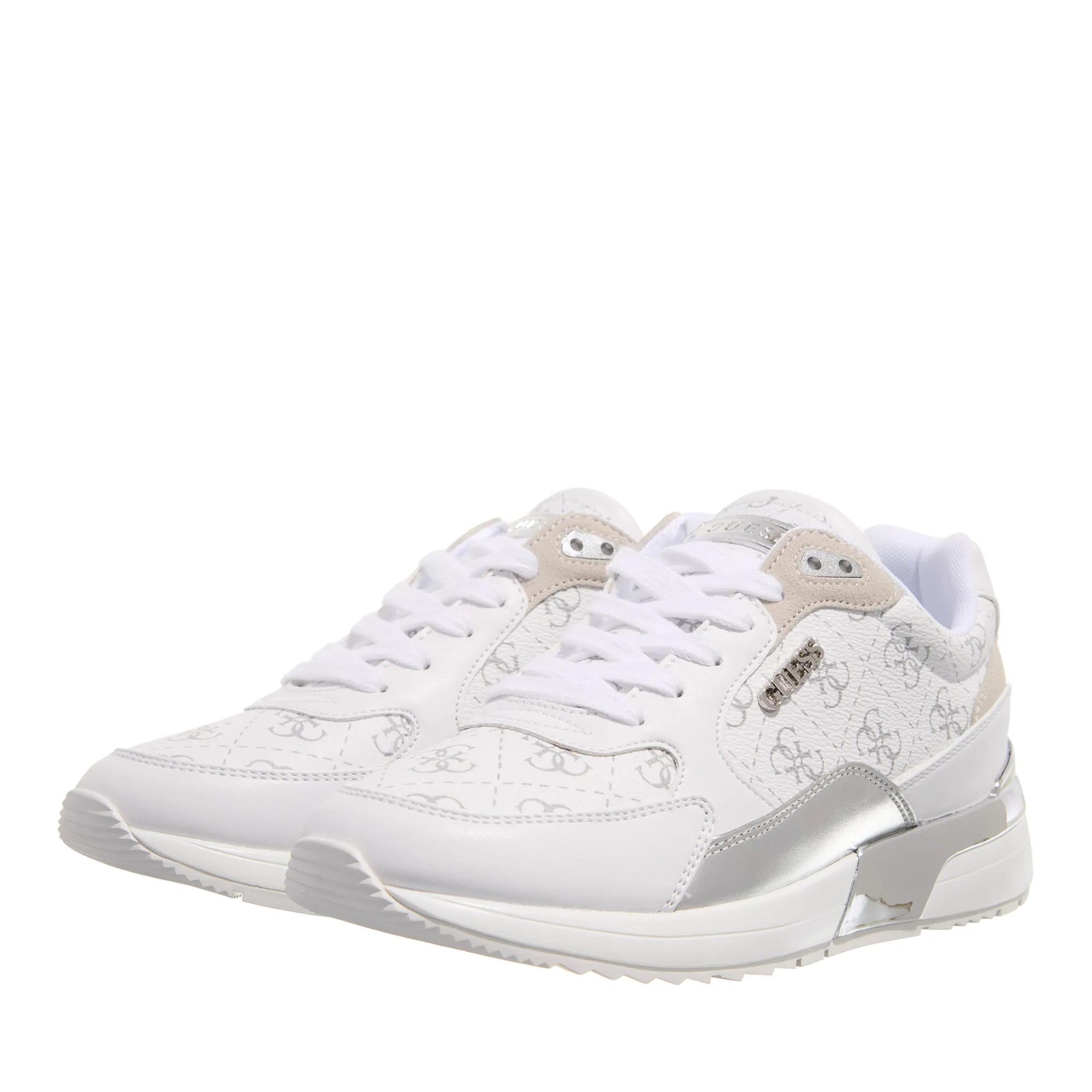Guess Women's White Sneakers & Trainers - Moxea12 - Sneakers & Trainers For Size 5 (Uk)