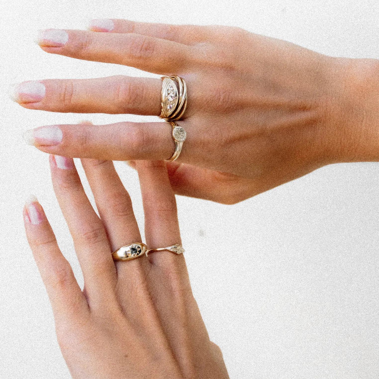 Thumbnail - Haze & Glory Ring - Ring Wickelring - Reach for the Stars 375 Gelbgold - Gr. 54 MM - in Gold - für Damen