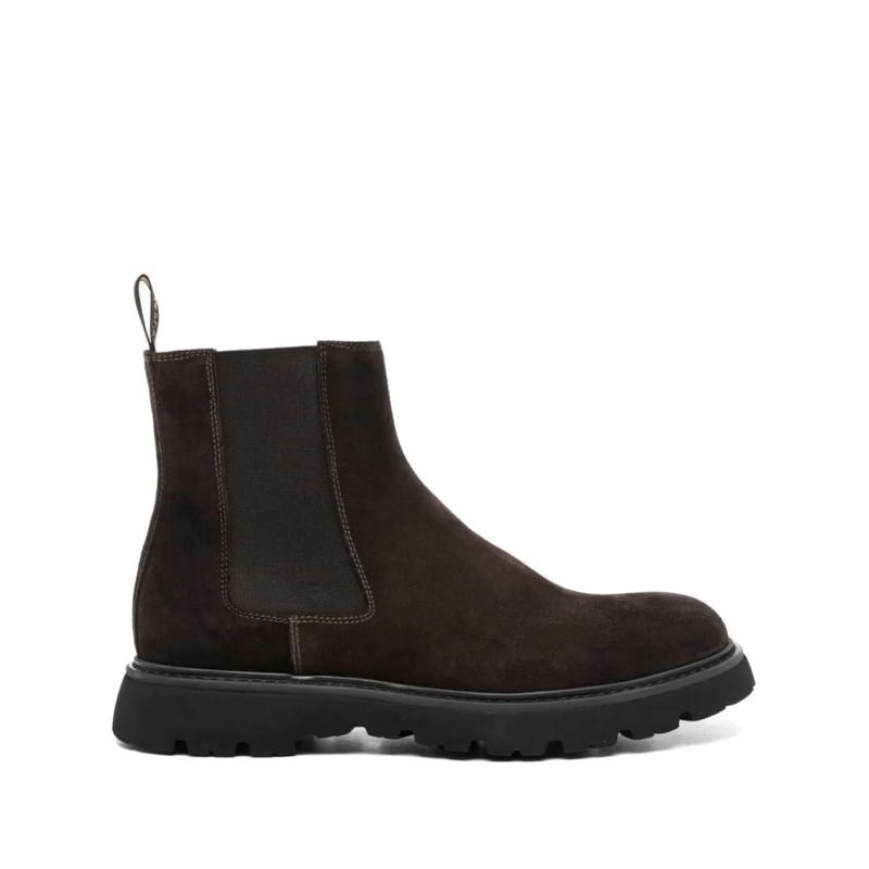 Doucal's Bottes Ankle Boots With Smooth Cow Leather Brown