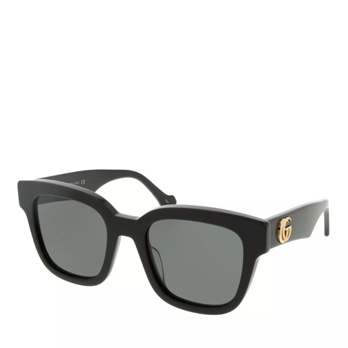 Gucci GG0998S-001 52 Sunglass Woman Acetate Black-Black-Grey Solglasögon