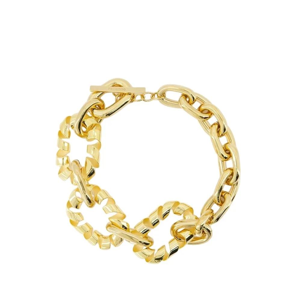 Paco Rabanne Halskette - Xl Link Twist Necklace - Metal - Gold - Gr. unisize - in Gold - für Damen