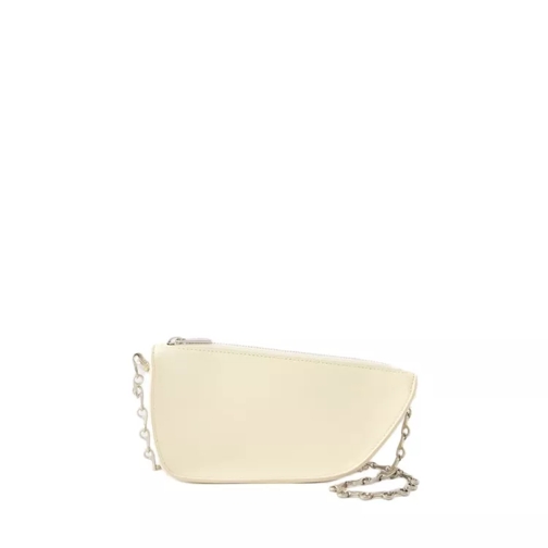 Burberry Micro Shield Wallet On Chain - Leather - Beige Neutrals Mikrotasche