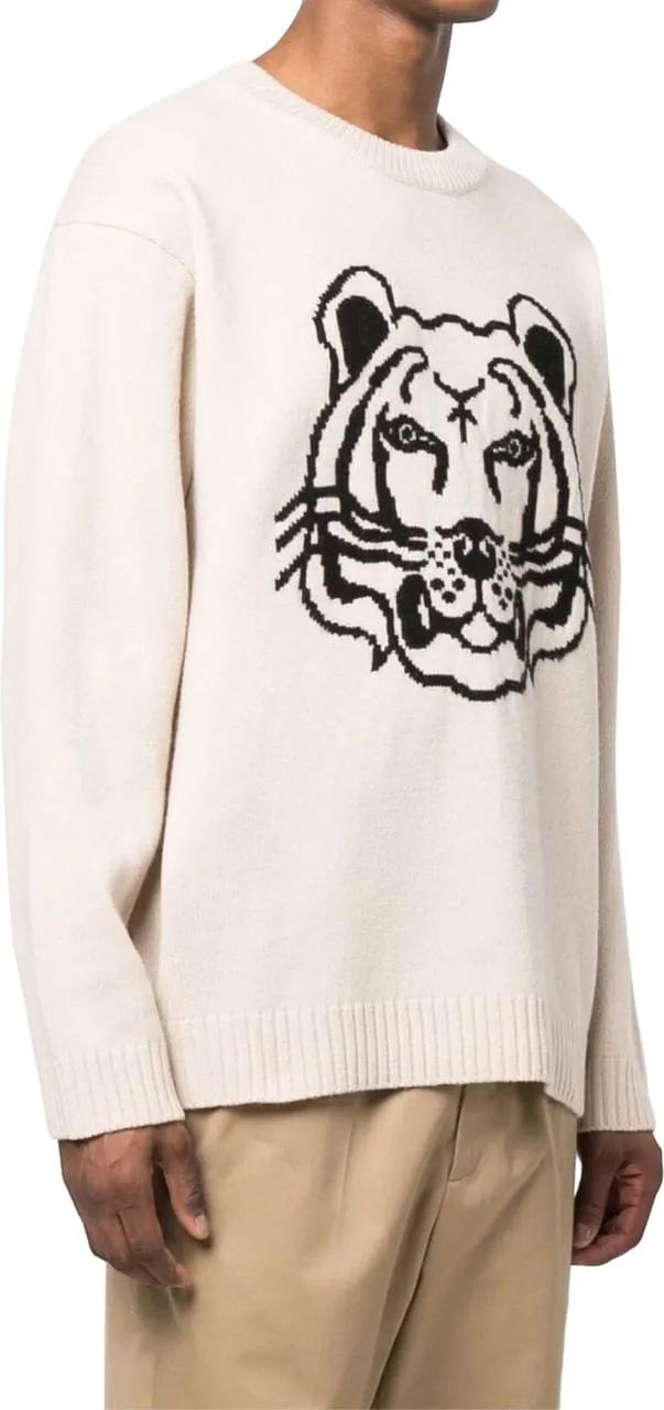 Kenzo K tiger Logo Sweater beige