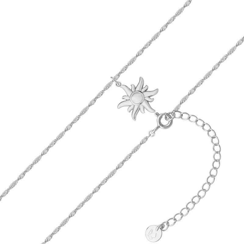 Glanzstücke München Mittellange Halskette Sterling Silber Halskette Sonne silber(Image 3)