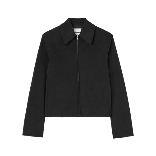 Jil Sander Overgangsjas Hemdjacke mit Reißverschluss 001 001