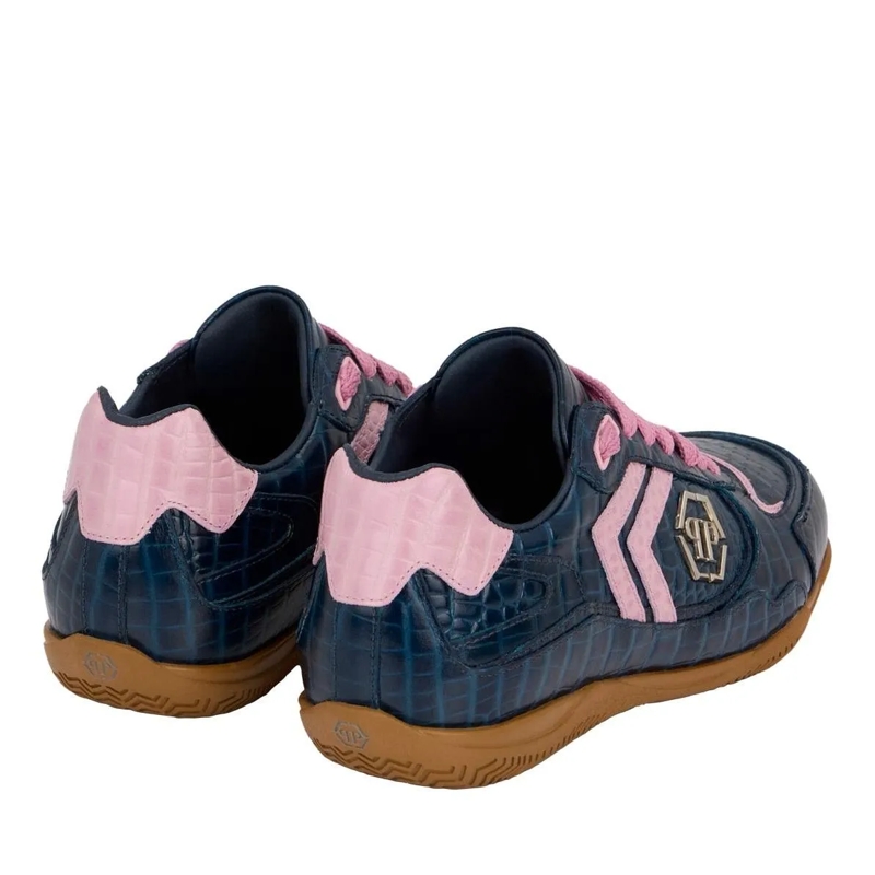 Philipp Plein Low-Top-Sneaker Elegante Einzigartigkeit für Ihre Freizeit mit die dunkel-blau(Image 3)