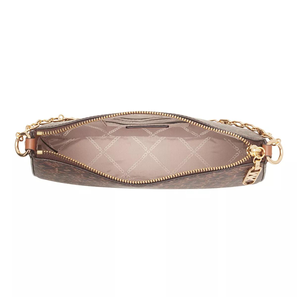 Michael Kors Pochettes Md Chain Pouchette in bruin