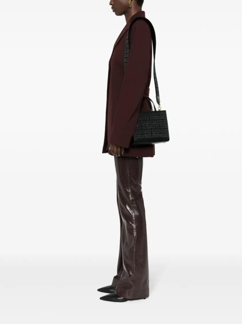 Thumbnail - Givenchy Shopper & Totes - Black Canvas Tote Bag With Signature 4G Embroidery - Gr. unisize - in Schwarz - für Damen
