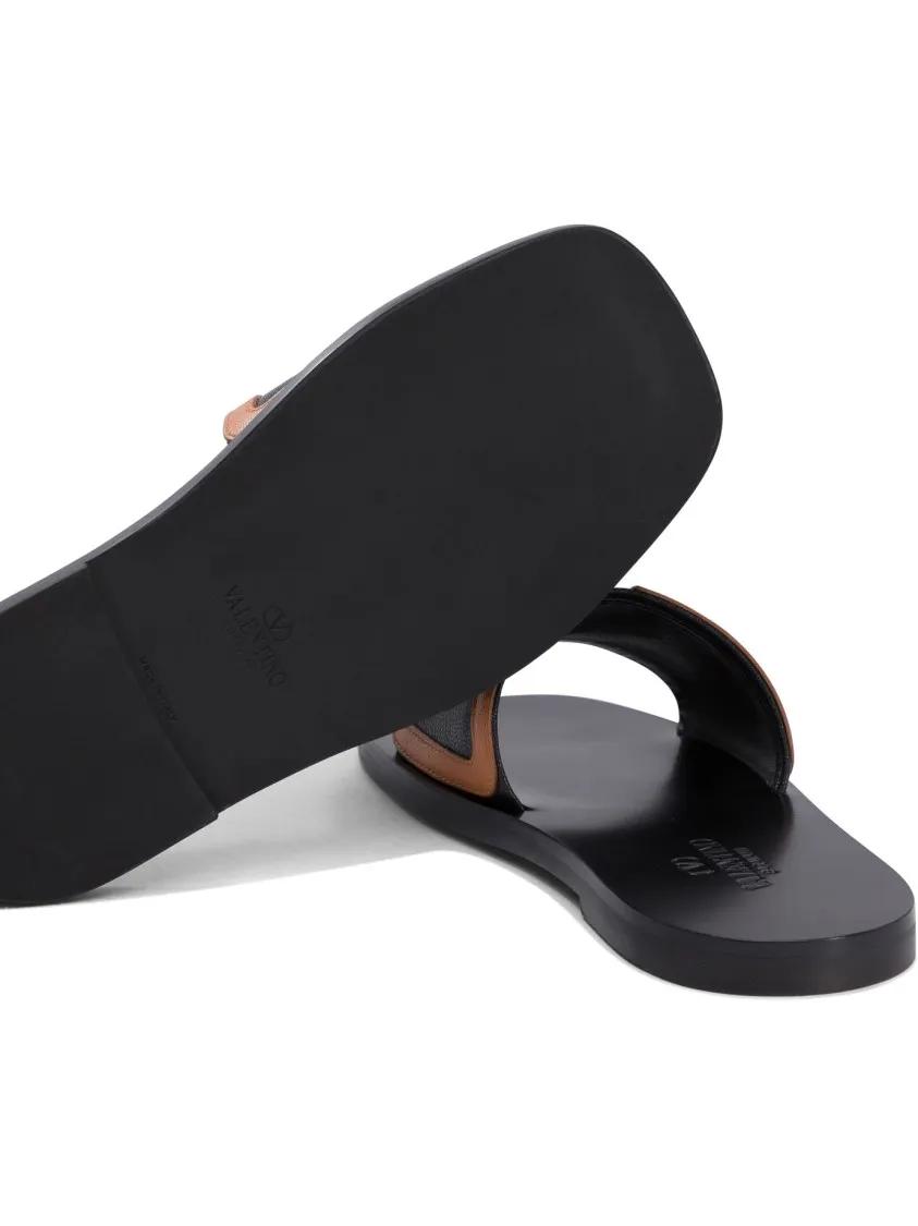 Thumbnail - Valentino Garavani Sandalen - "Viva Superstar" 20 Mm Slides - Gr. 38,5 (EU) - in Grau - für Damen