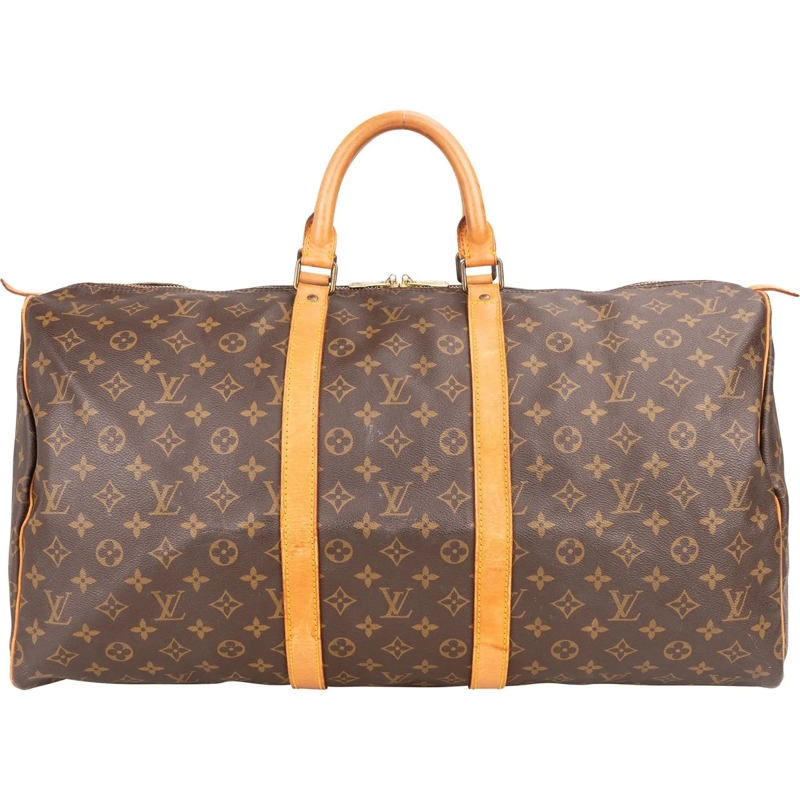 Louis Vuitton Tote Louis Vuitton Canvas Monogram Keepall 55 braun