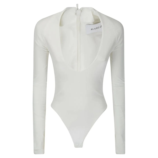 16Arlington  V-Neck Bodysuit White