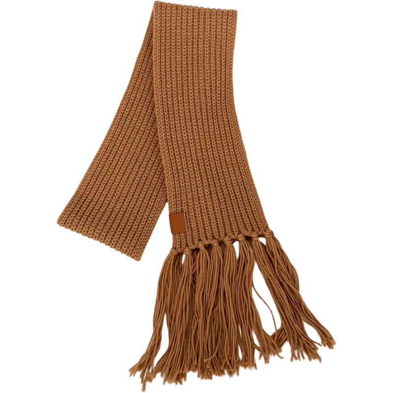Loewe Écharpe en laine Loewe wool scarf, camel brown mehrfarbig