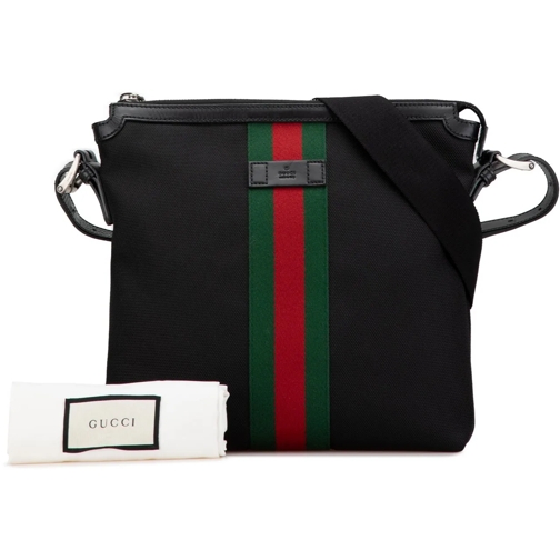Gucci Sac à bandoulière 2016-2024 Techno Canvas Web Messenger Bag schwarz (Image 8)