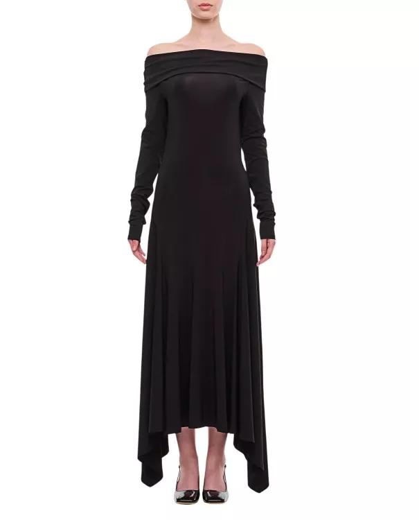 Max Mara - Gerla Long Sleeve Dress - Größe 38 - schwarz