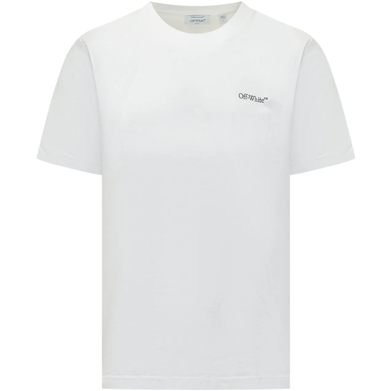 Off-White T-Shirt T-shirt Metal Arrow con Stampa Logo weiß