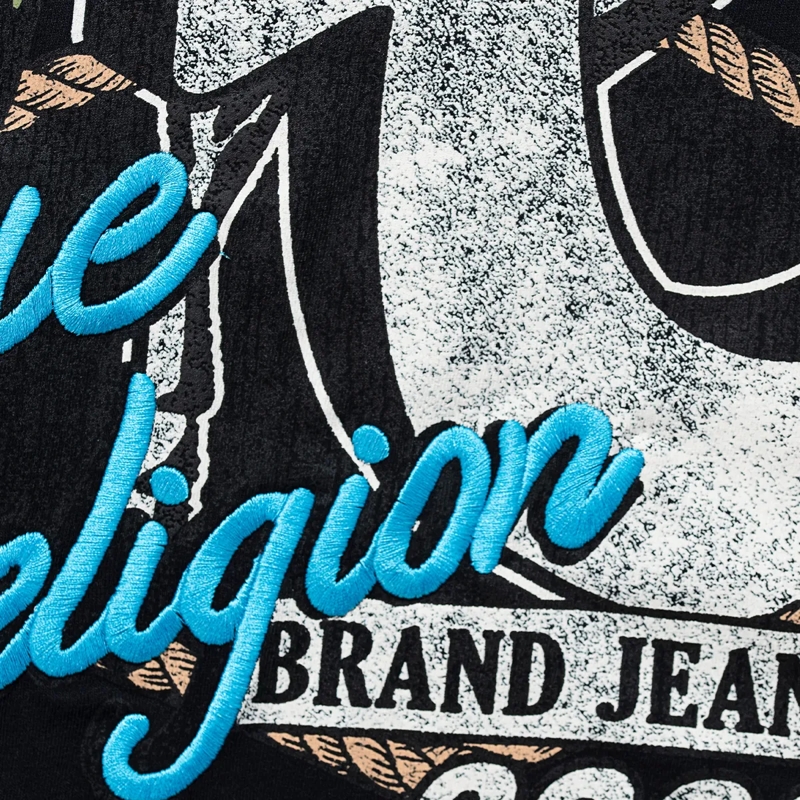 True Religion T-Shirt T-Shirt WILD WEST- Baumwollshirt- Western-inspi schwarz(Image 5)