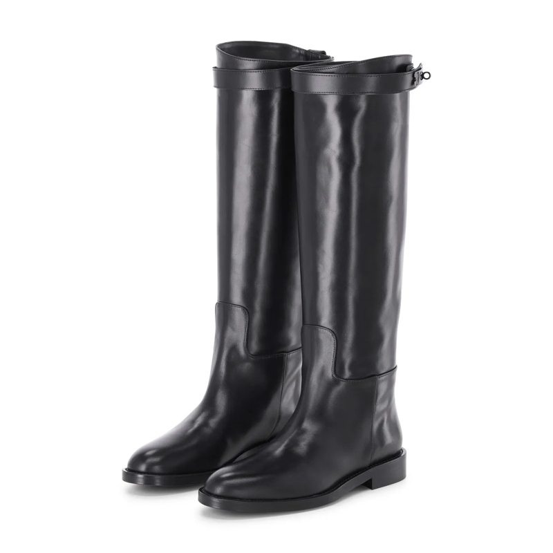 Jubile' Bottes Stiefel aus Leder Schwarz