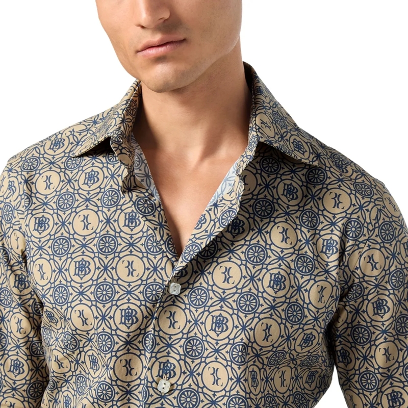 BILLIONAIRE Hemd Hemd Slim Fit beige (Image 4)