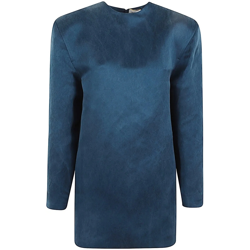 Saint Laurent Minikleid Dresses Blue blau