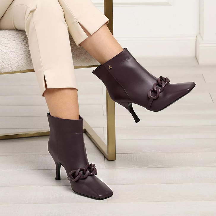 Patrizia Pepe Boots Dark Blazon Purple Ankle Boot