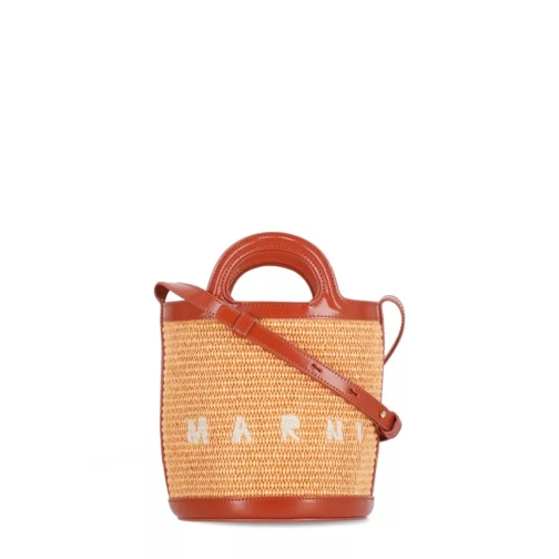 Marni Tropicalia Shoulder Bag Brown Schultertasche