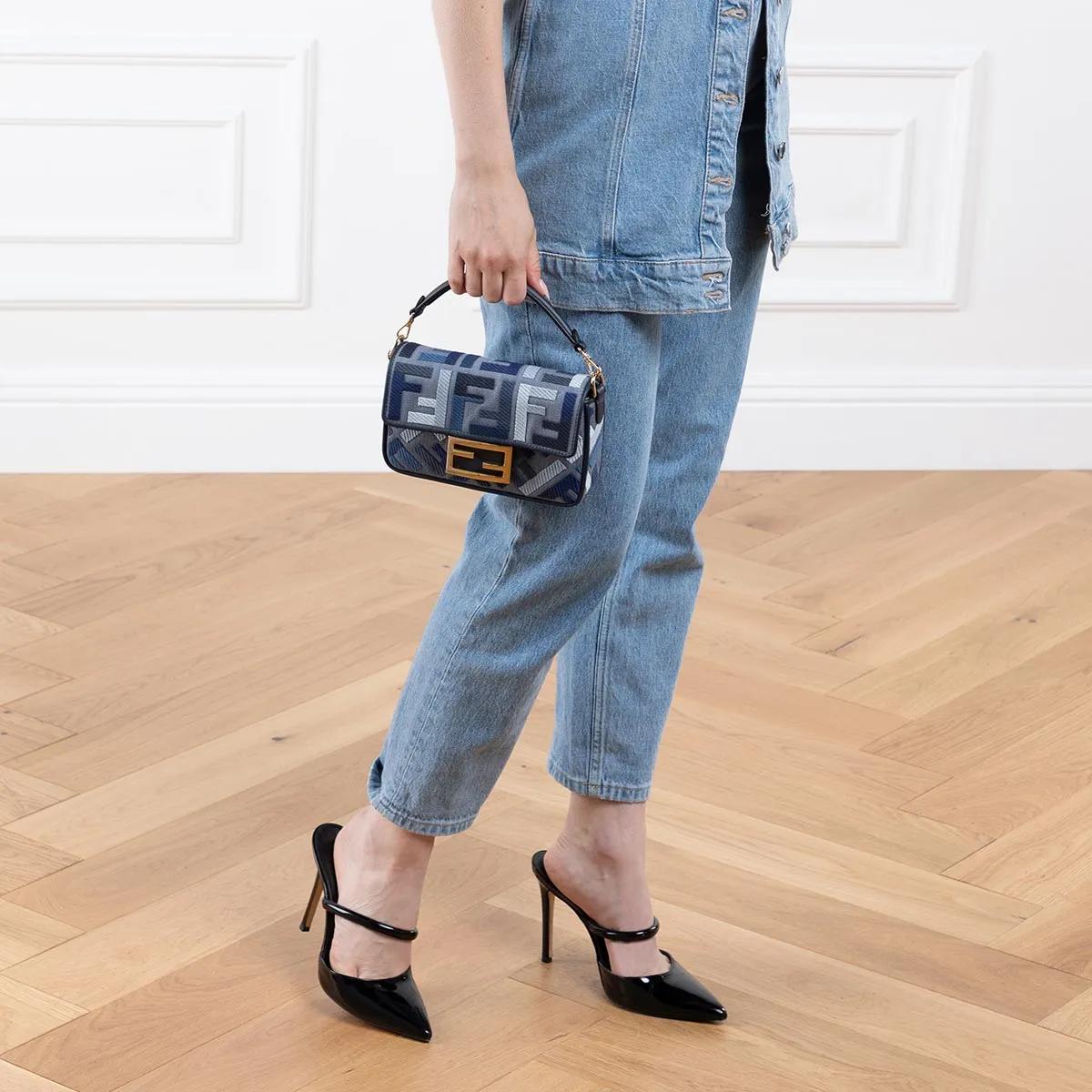 Fendi Crossbody bags Mini Baguette Bag in blauw