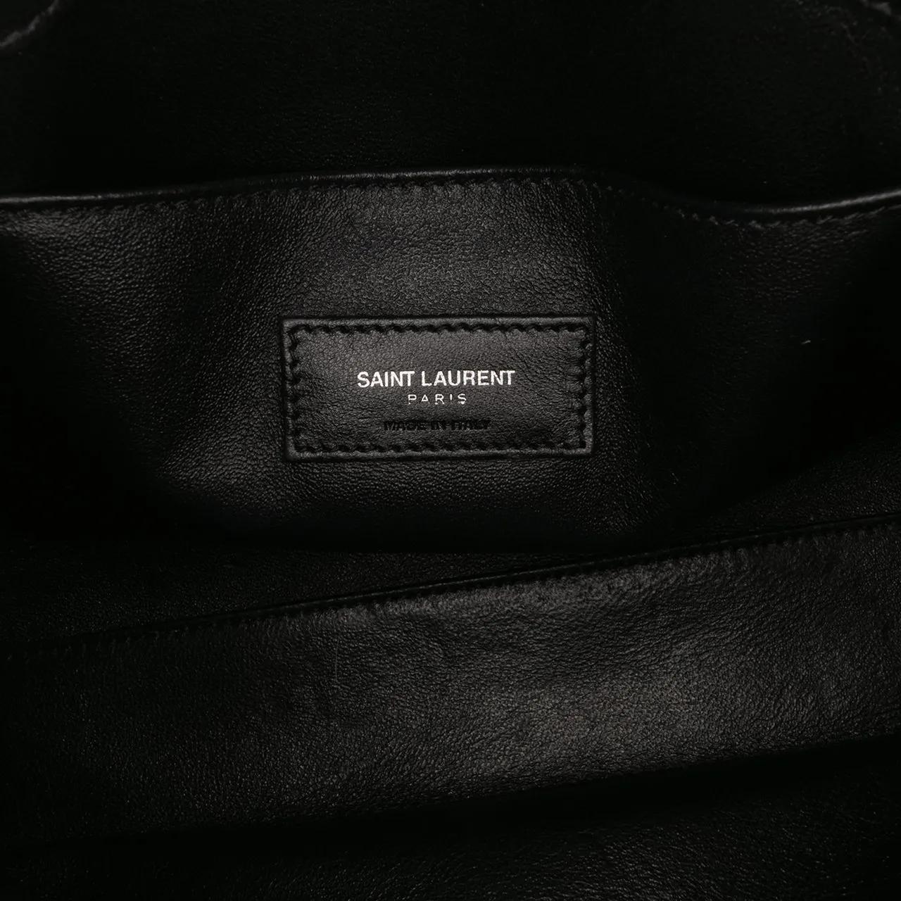 Thumbnail - Saint Laurent Hobo Bags - Baby Leather Patch Embellished Sac De Jour Satchel - Gr. unisize - in Schwarz - für Damen