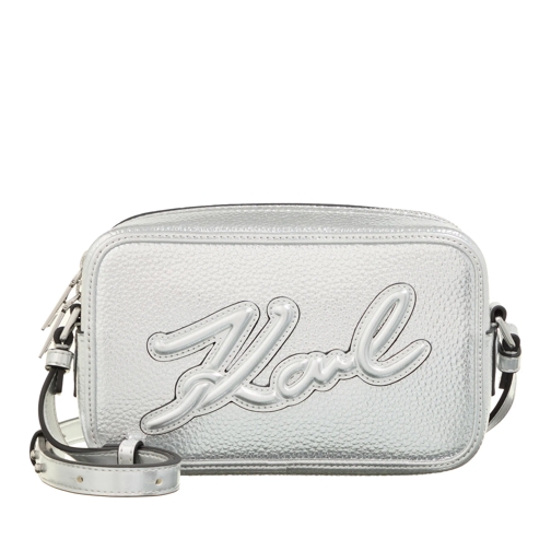 Karl Lagerfeld K/Skuare Camerabag Grainy Silver Camera Bag