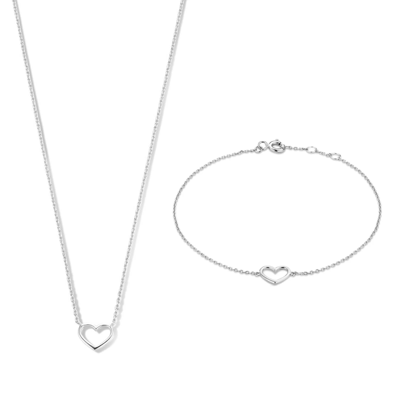 Isabel Bernard Bracelet Cadeau d'Isabel 585 Weißgold Geschenkset Weißgold