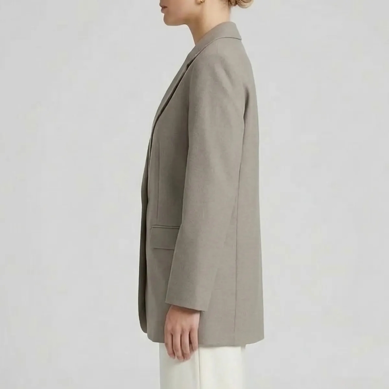 Helene Galwas Blazer Oversize Blazer aus Wolle JESSICA beige(Image 4)