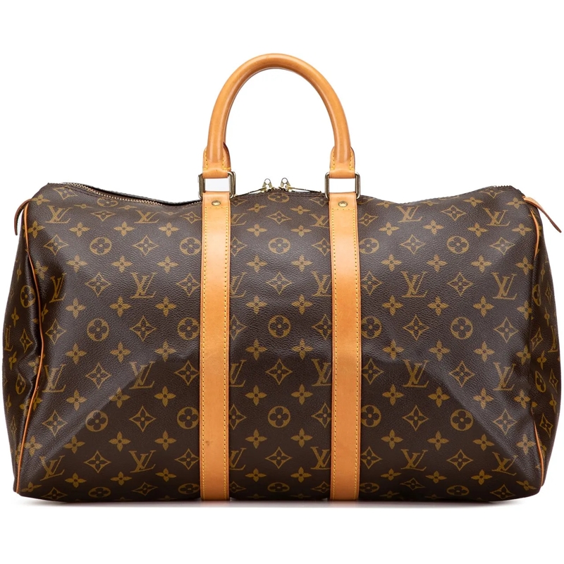 Louis Vuitton Sac week-end Monogram Keepall 45 braun
