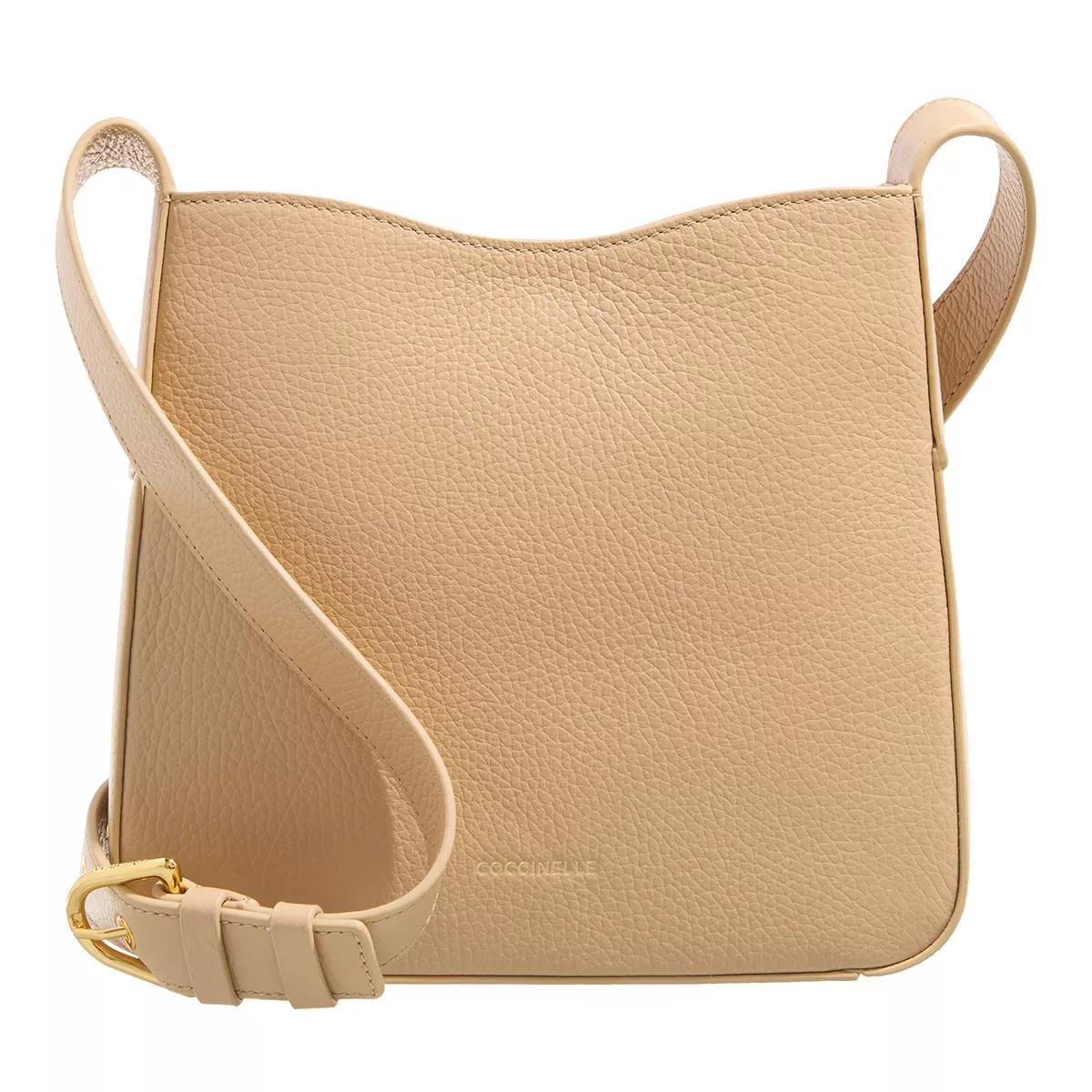 Borsa A Tracolla COCCINELLE BOUNCE CANVAS In Cotone Riciclato, Colore Multi Natural, Dimensioni 34x34.5x20 Cm