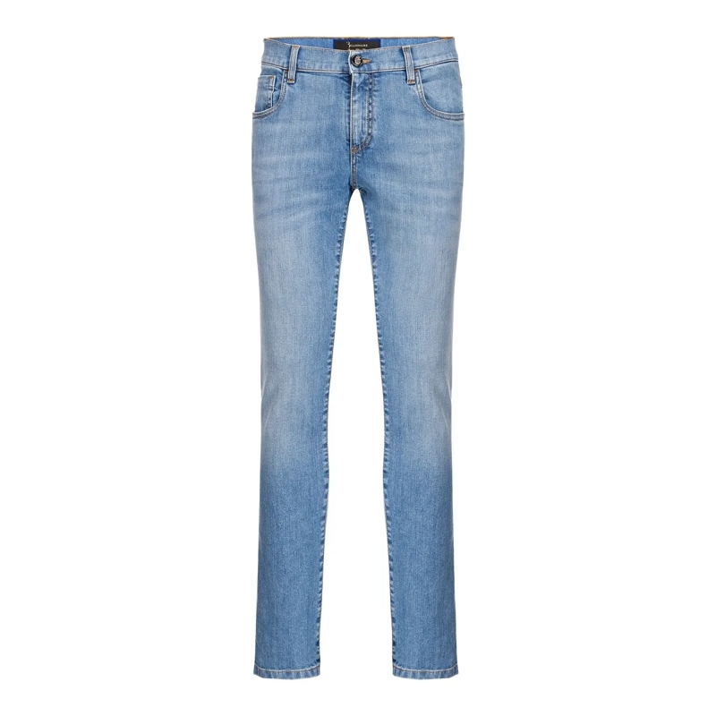 BILLIONAIRE Jeans Jeans Slim Fit Double B hell-blau