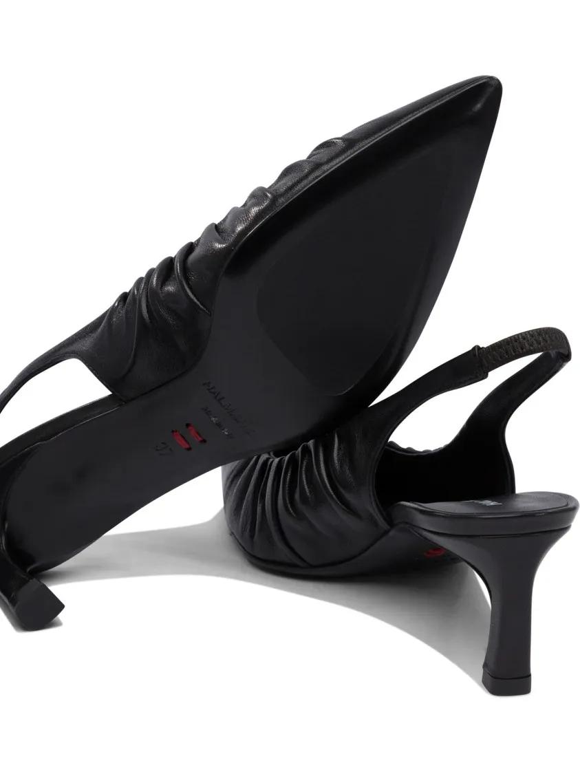 Thumbnail - Halmanera Hohe Schuhe - Black Heeled Pumps With Pointed Toe - Gr. 38 (EU) - in Schwarz - für Damen