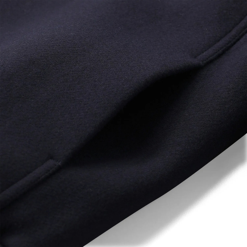 Dries Van Noten jas Jacke Voles aus Woll-Mix dunkelblau(Image 4)