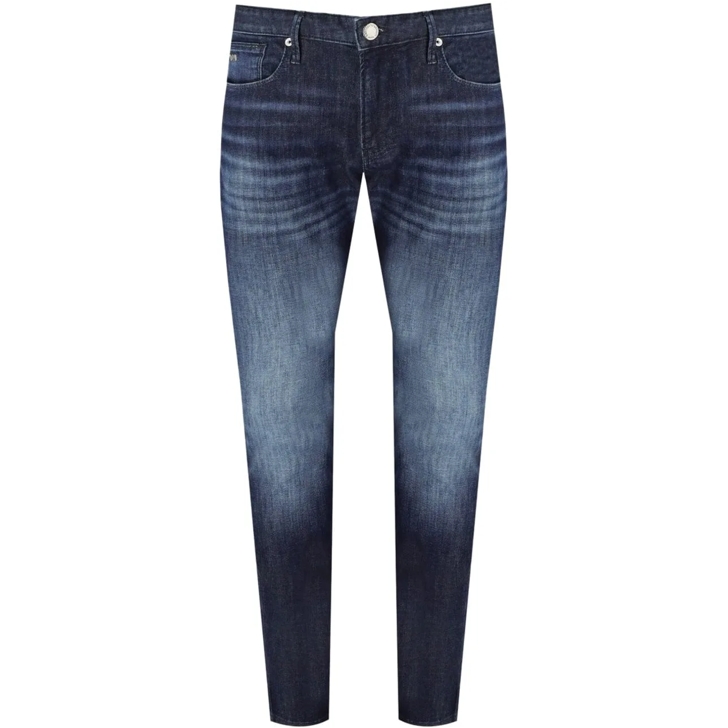 Emporio Armani J06 Slim Fit Blue Jeans Blue blau Jeans Slim Fit
