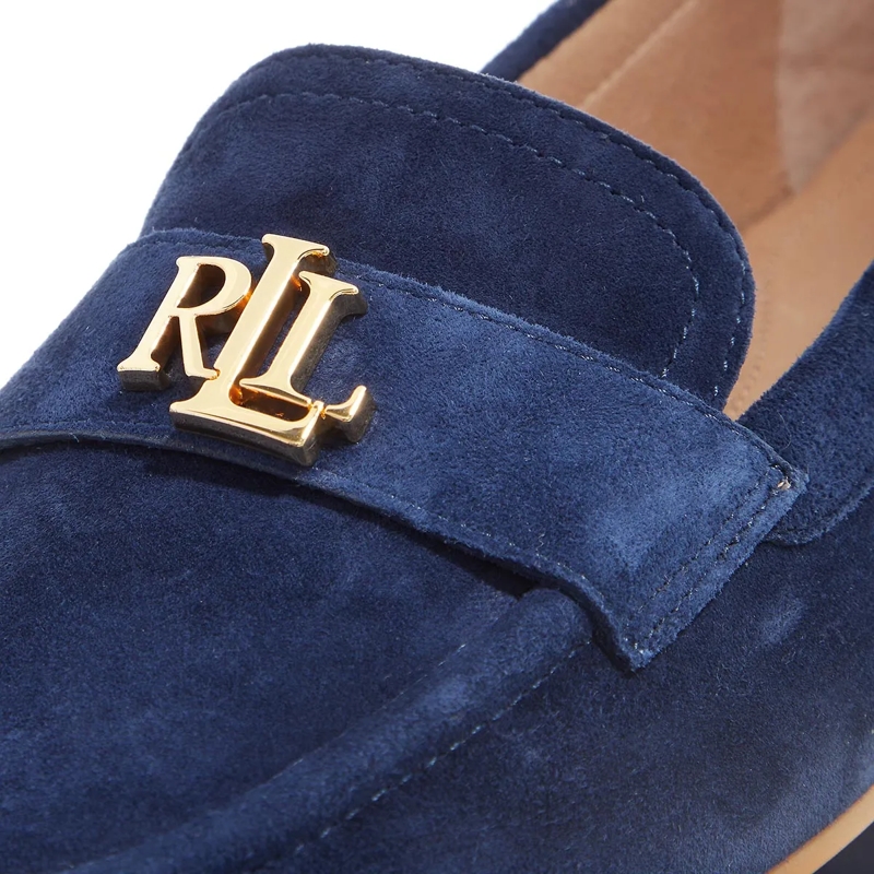 Lauren Ralph Lauren Loafer Averi Iii-Flats-Loafer Refined Navy Gold Hrdw(Image 5)