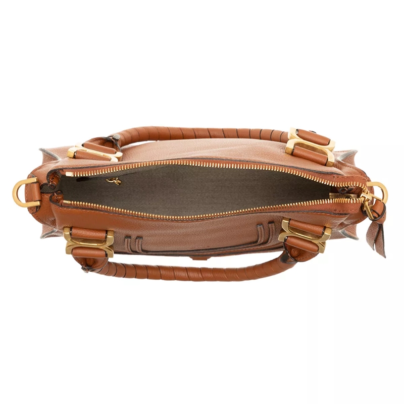 Chloé Satchel Marcie Shoulder Bag Small Dark Brown(Image 6)
