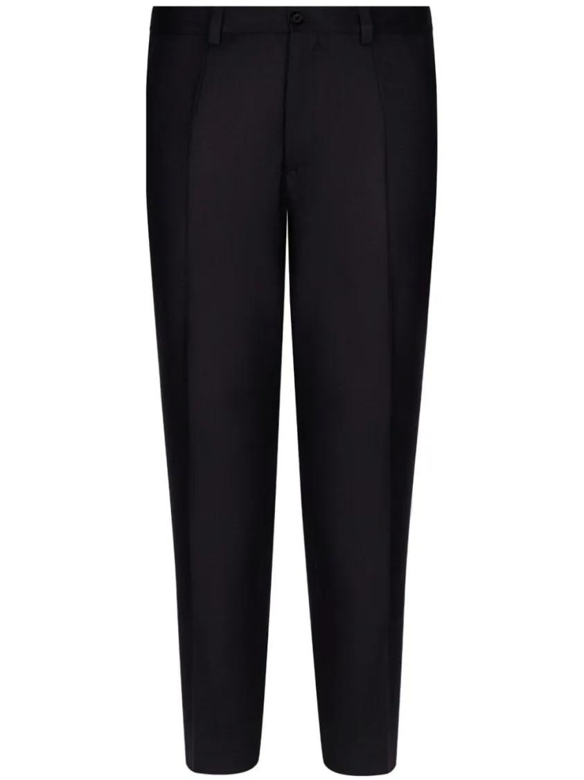 Thumbnail - Dolce&Gabbana - Tailored Black Wool Pants - Größe 52 - schwarz