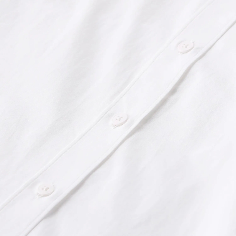 Closed Bluse Hemdbluse aus Baumwolle weiß(Image 3)