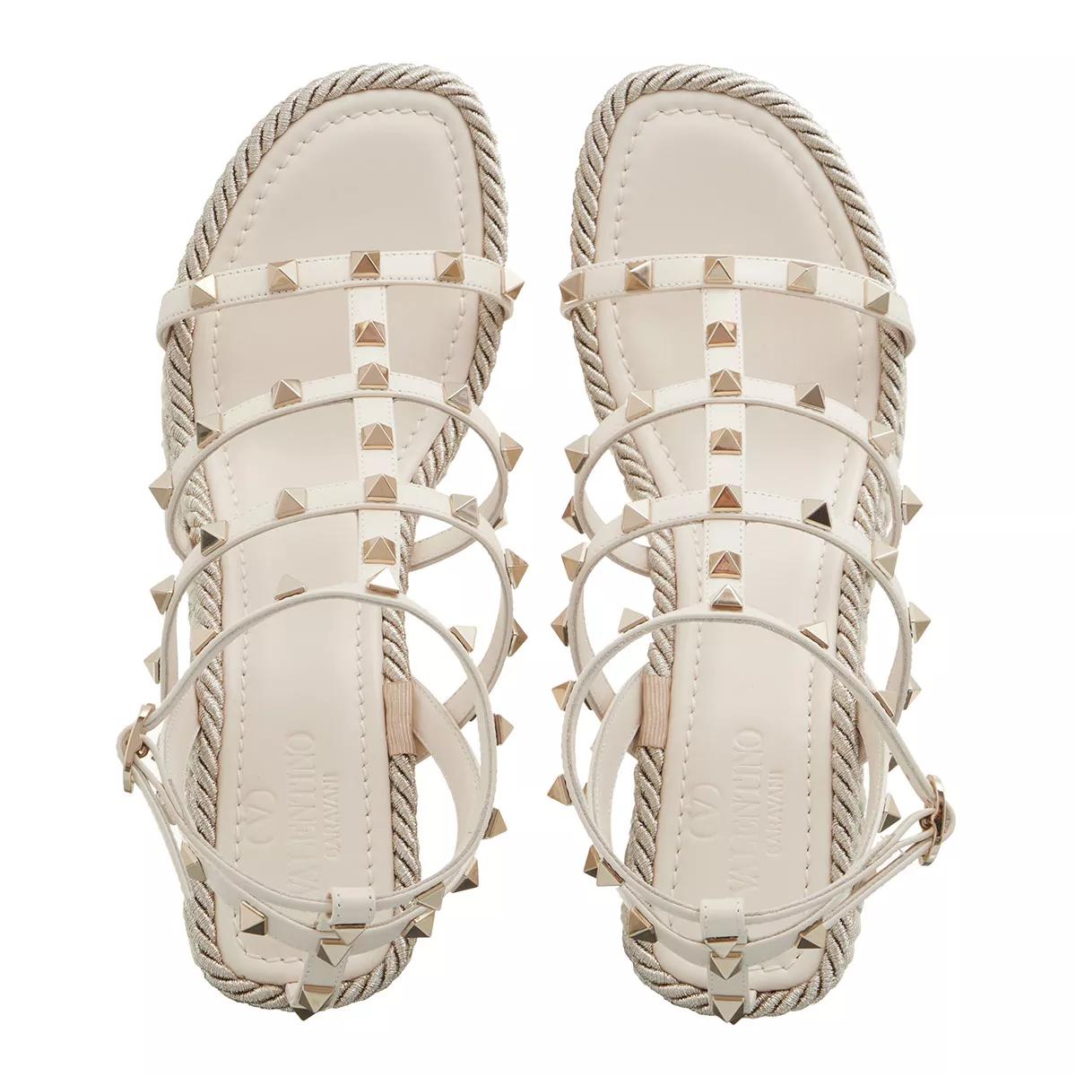 Valentino hotsell white sandals